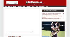Desktop Screenshot of hi-techtennis.com