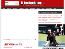 Tablet Screenshot of hi-techtennis.com